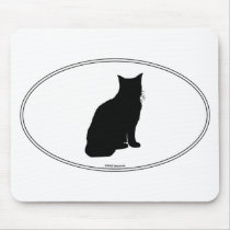Cat Silhouette mousepads