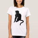 cat silhouette t-shirts