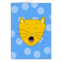 Cat Singing. Cards