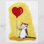 Cat Sitting with Balloon Flyers