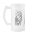Cat sketched mug