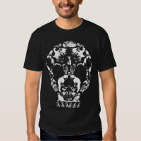Cat skull death kitten ghost t-shirt