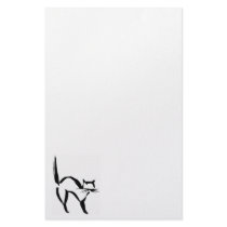 Cat Stationary Stationery Design