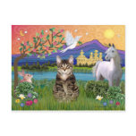 Cat -(Tabby) - Fantasy Land Post Card