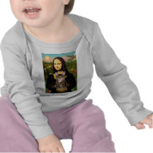 CAT (Tabby) - Mona Lisa T-shirt
