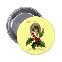 Cat Tags Best Wishes Button