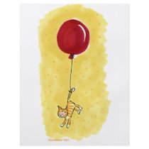 Cat Tail/Balloon Personalized Flyer
