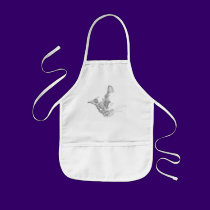 Cat Text  Portrait Mug aprons