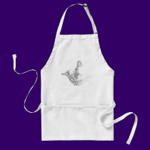 Cat Text  Portrait Mug aprons