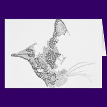 Cat Text  Portrait Mug cards
