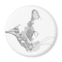 Cat Text  Portrait Mug magnets