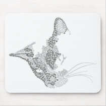 Cat Text Portrait Mug mousepads by RLMdesignes Cat Text Portrait Mug mousepads