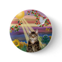 Cat (Tiger) - Autumn Sun Buttons