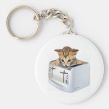 Cat Toaster Keychains