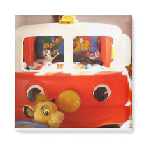Cat Tom In Bed magnets by MeMeBev Cat Tom In Bed magnets