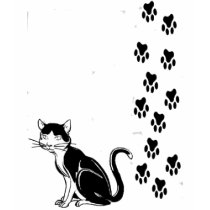 CAT TRACKS t-shirts