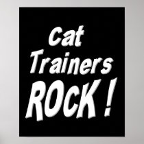 Cat Trainers Rock! Poster Print