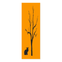 Cat & Tree Bookmark Business Card