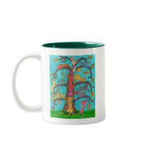 Cat Tree of Life Coffee Mugs