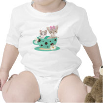 Cat Tshirt Personalized Cute Girl Baby Sleeper