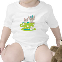 Cat Tshirt Personalized Cute Girl Baby Sleeper