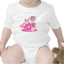 Cat Tshirt Personalized Cute Girl Baby Sleeper