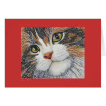 Cat Valentine card cards