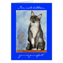 Cat Valentine card cards