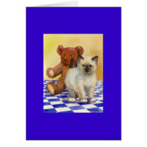 Cat Valentine card cards