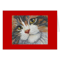 Cat Valentine card cards