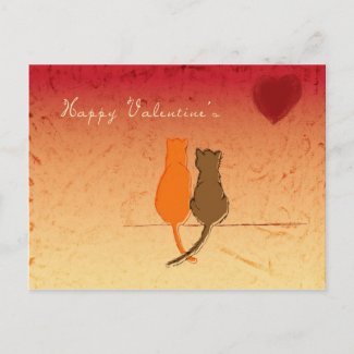 Cat Valentine postcard