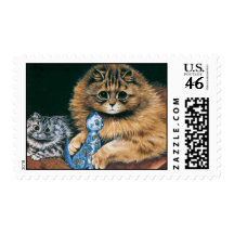 Cat Vintage Postage