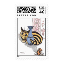 Cat Vintage Postage