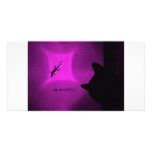 CAT VS GECKO MULTICOLORS PHOTO CARD TEMPLATE