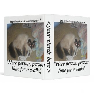 Cat Walk Avery Binder