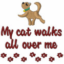 Cat Walk embroidered shirts by Diva_Pets Cat Walk embroidered shirts
