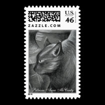 Cat Walk, Patricia Anne McCarty postage