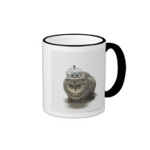 Cat wearing a tiara coffee mugs