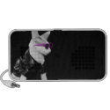 Cat Wearing Biker Jacket and Shades Speakers