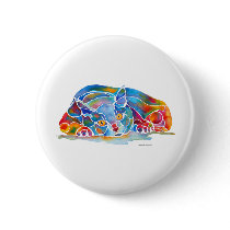Cat Whimsical Art Kitten buttons by Whimzicals Cat Whimsical Art Kitten buttons