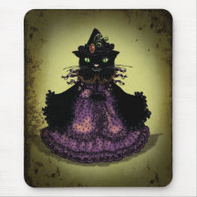 Cat Witch Mousepads