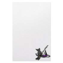 Cat Witch Custom Stationery