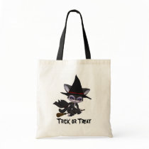 Cat Witch Trick or Treat Bag