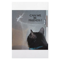 CAT WITH GECKO CUSTOMIZED STATIONERY