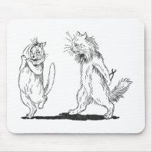 Cat with Toothache Visits Dentist Mousepad
