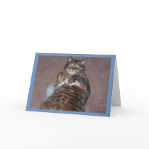 Cat With Tude Birthday Card