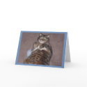 Cat With Tude Birthday Card by Mousefx Cat With Tude Birthday Card