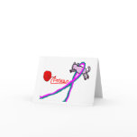 CAT & YARN cancer awareness notecard
