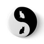 Cat Yin Yang buttons