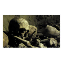 catacomb bones business cards